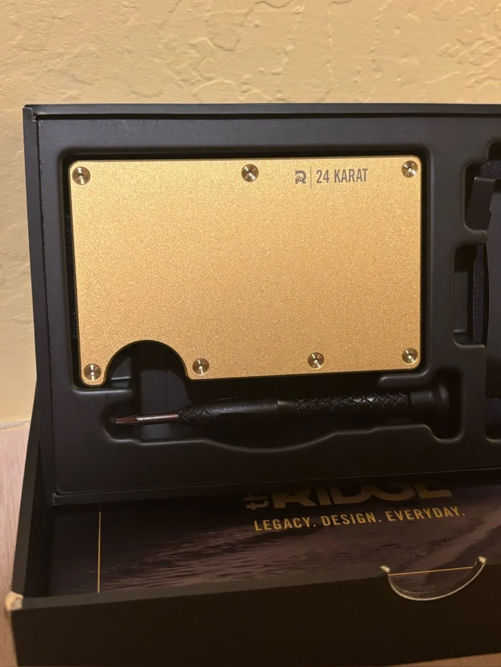 Ridge Wallet 2.0 (24 Karat Gold Special Edition)